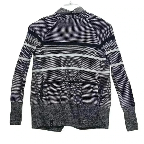 Ivivva Lululemon Girls XS Feelin Toasty Wrap Knit Thumbhole Cardigan Sweater - Picture 3 of 4